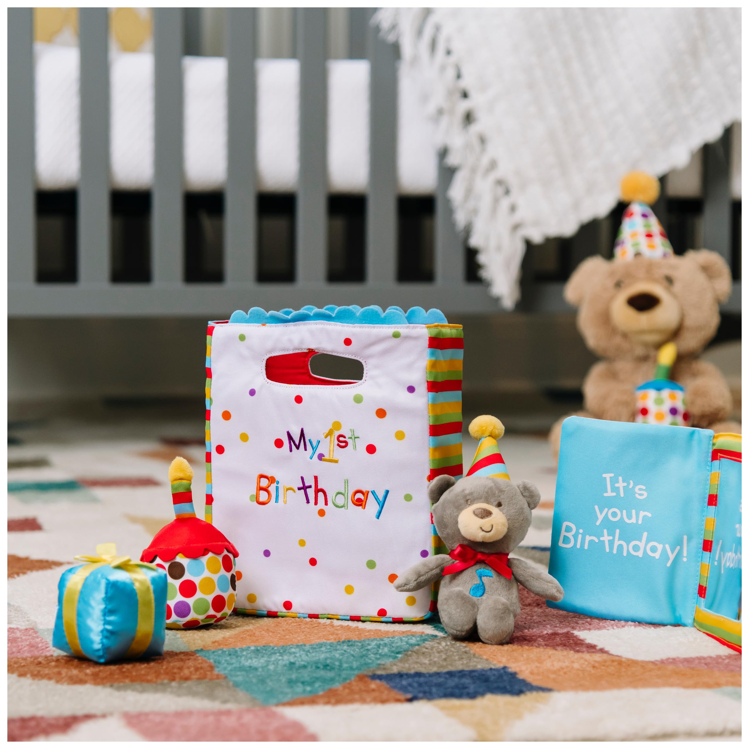 Foto 5 | Set De Juego De Peluche Gund Baby My First Birthday De 5 Piezas Para Bebés - Venta Internacional.