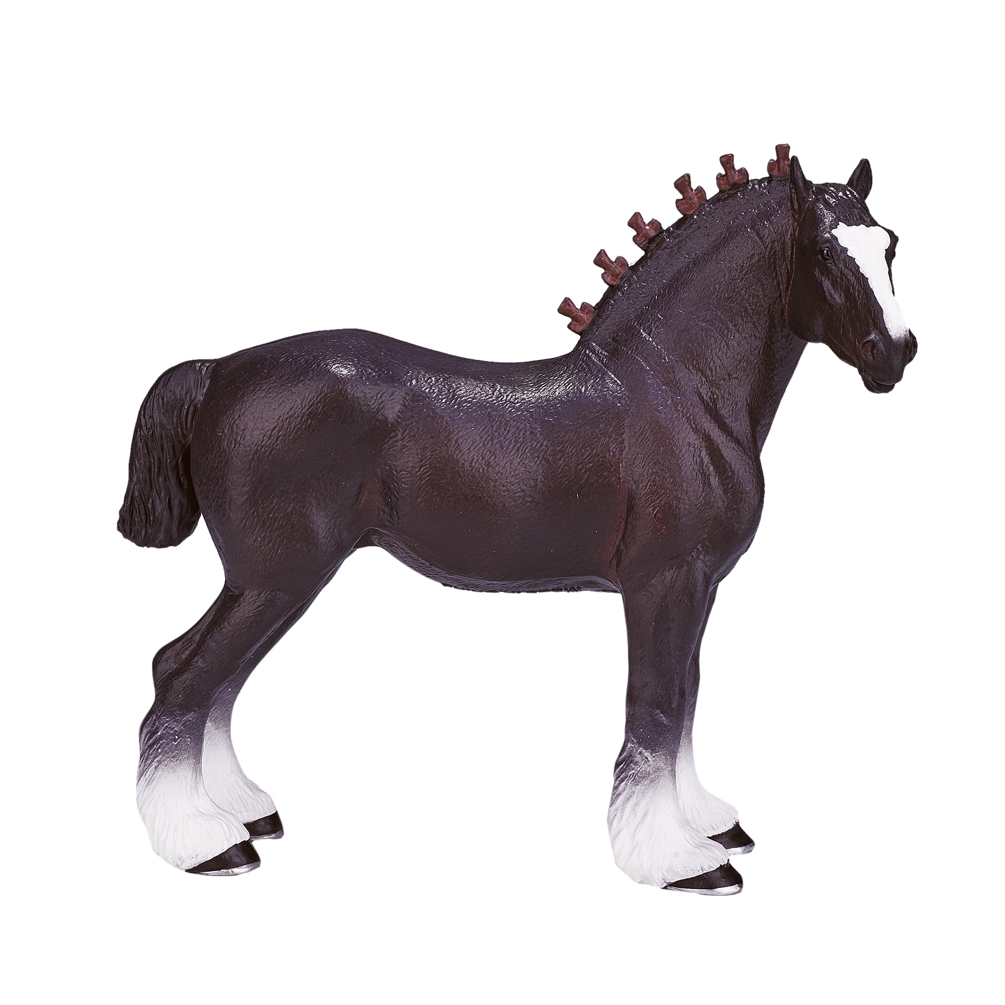 Figura De Juguete Mojo Shire Horse, Réplica Realista, Multicolor - Venta Internacional.