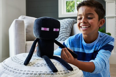 Foto 2 | Muñeco De Peluche Mattel, Personaje Básico De Minecraft, 20 Cm, Niños Mayores De 3 Años - Venta Internacional.