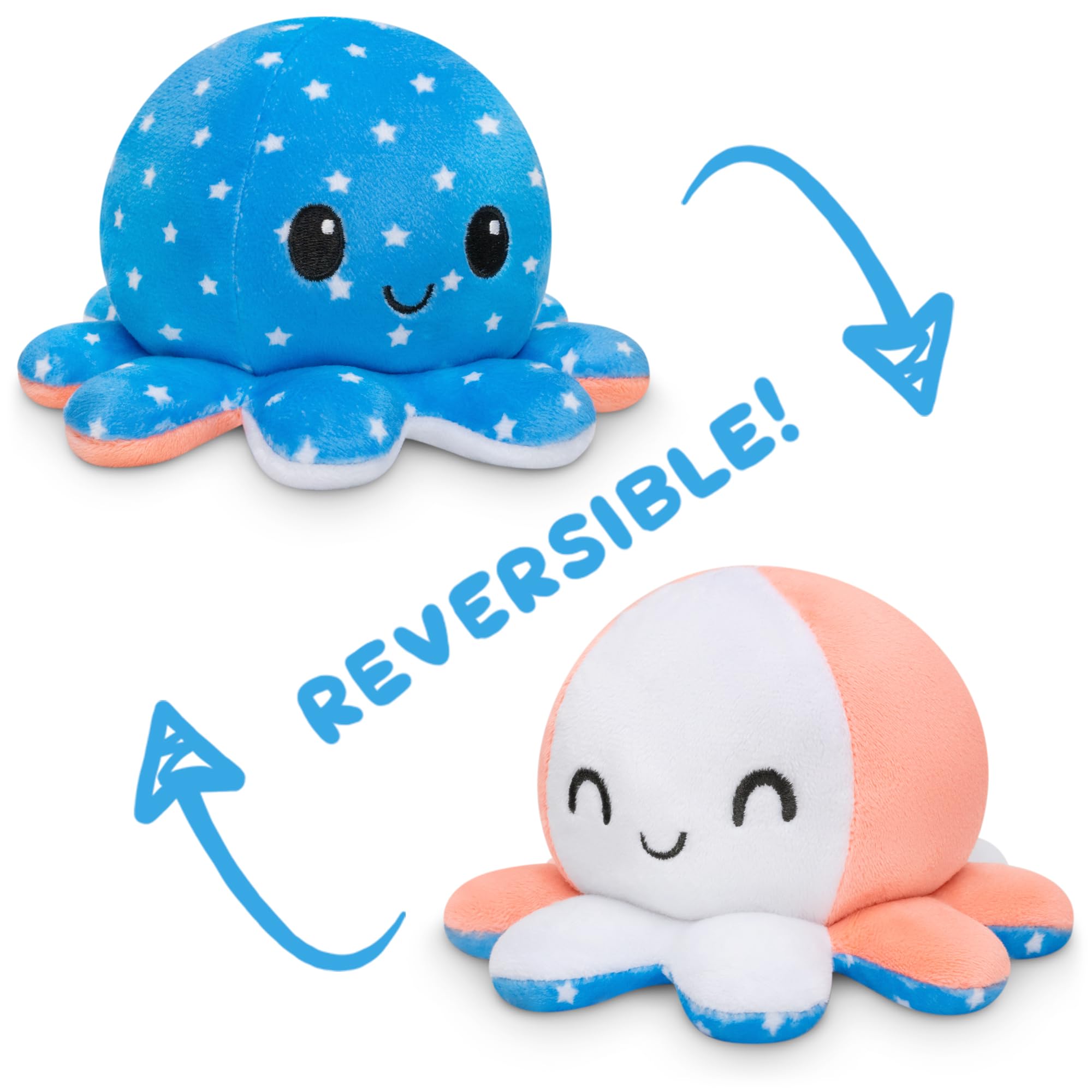 Foto 4 pulgar | Juguete De Peluche Con Diseño Reversible De Pulpo Para El 4 De Julio - Venta Internacional.