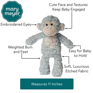 Foto 4 | Peluche Mary Meyer Putty Nursery Monkey 28 Cm - Venta Internacional.