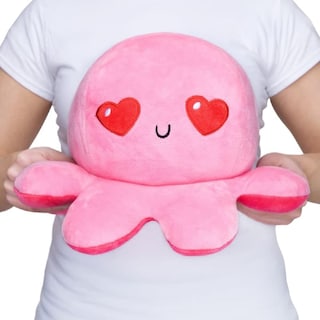 Foto 1 | Peluche De Peluche Teeturtle Original, Reversible, Con Forma De Pulpo Grande, Color Rosa - Venta Internacional.
