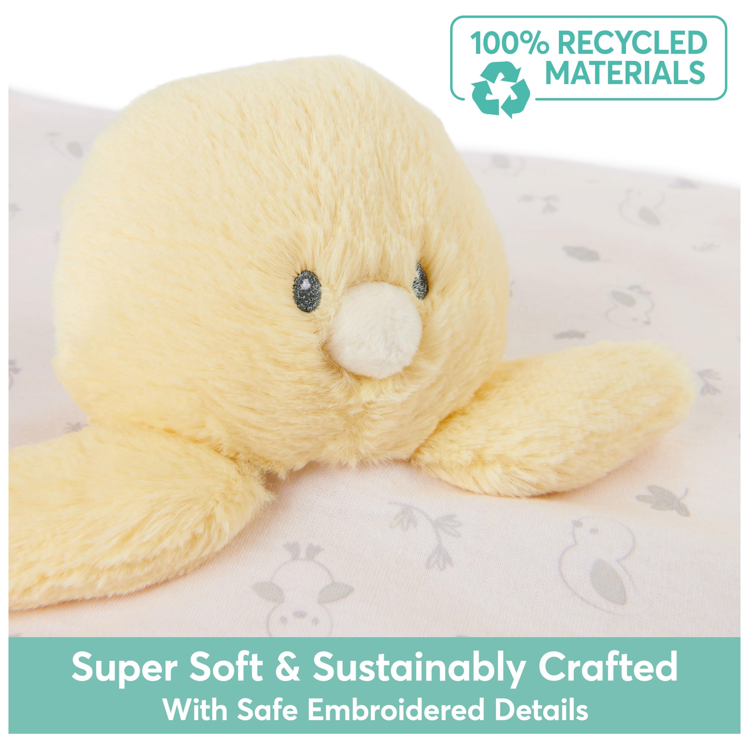 Foto 4 pulgar | Manta De Peluche Con Forma De Animal De Peluche Gund Baby Duckling Lovey - Venta Internacional.