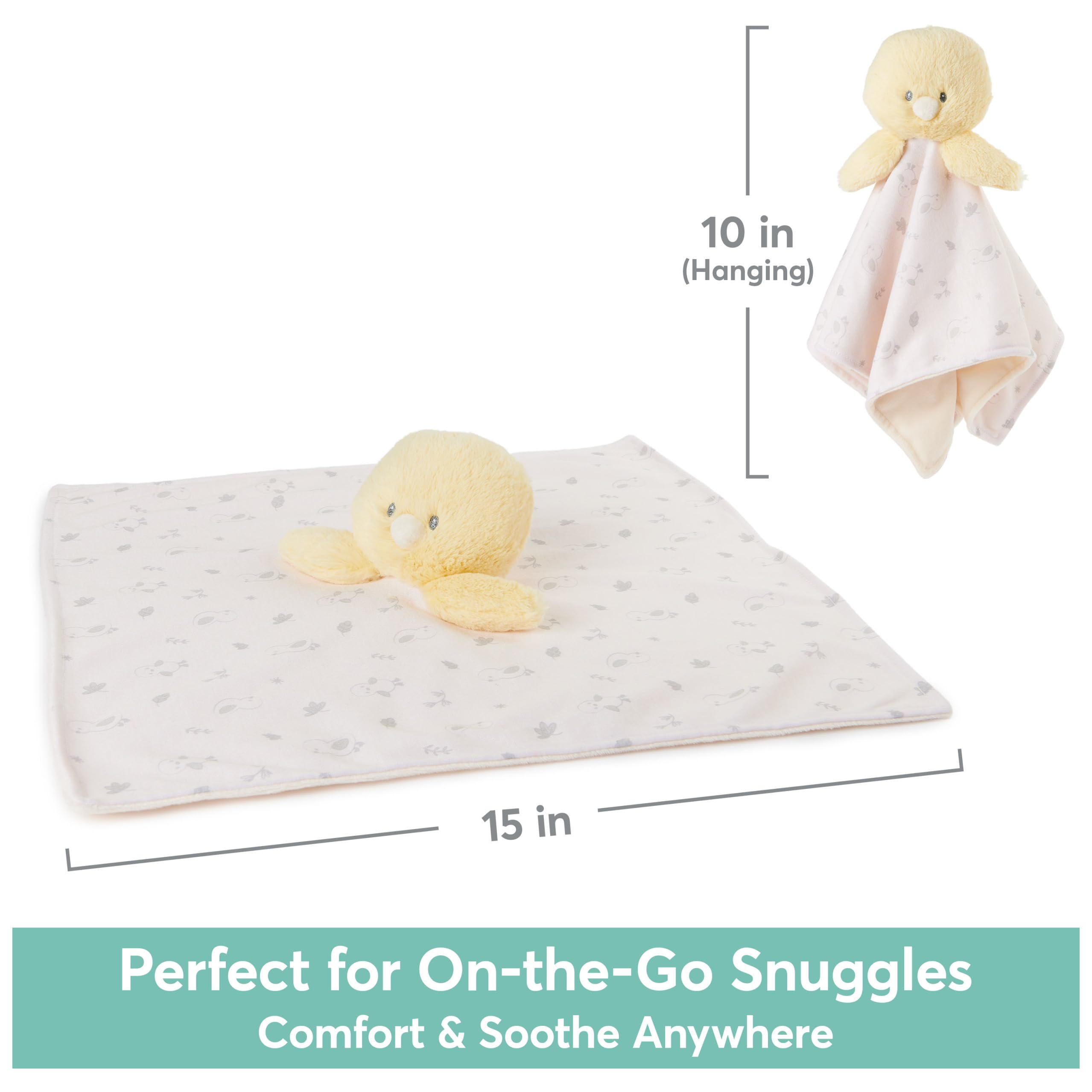 Foto 6 pulgar | Manta De Peluche Con Forma De Animal De Peluche Gund Baby Duckling Lovey - Venta Internacional.