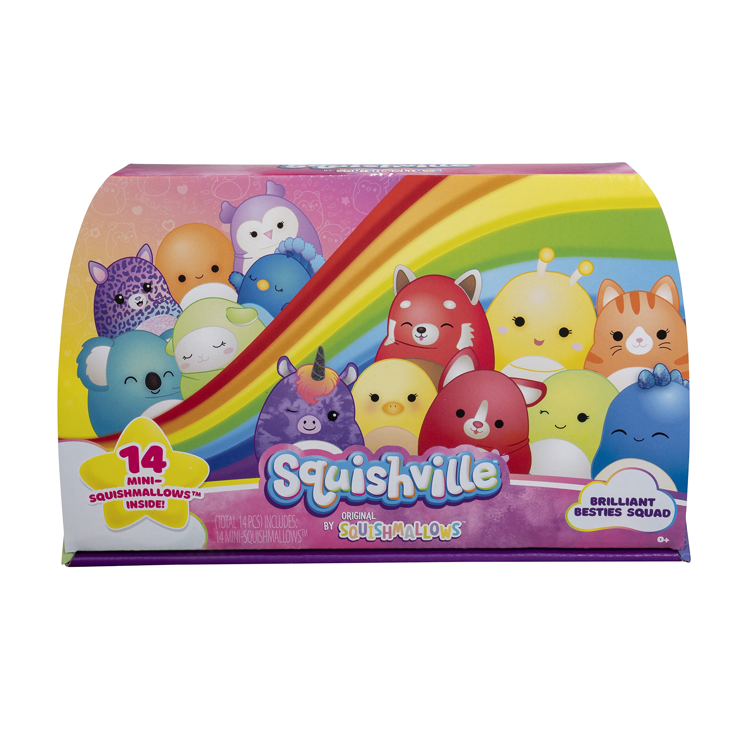 Foto 2 | Mini-squishmallows Besties De Peluche Squishville De 2 Pulgadas X 14 Pulgadas - Venta Internacional.