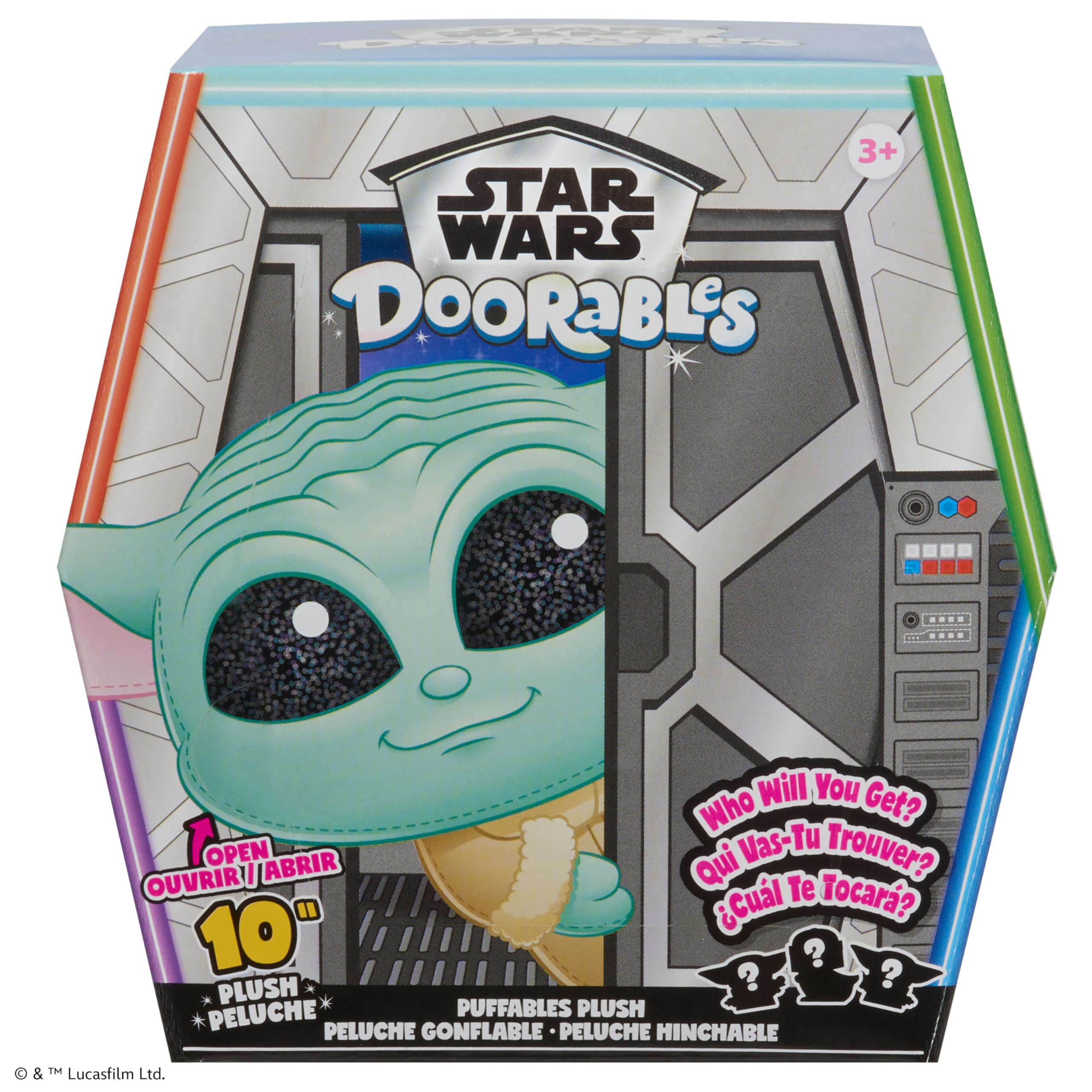 Foto 2 pulgar | Juguete De Peluche Just Play Star Wars Doorables Puffables De 25 Cm - Venta Internacional.