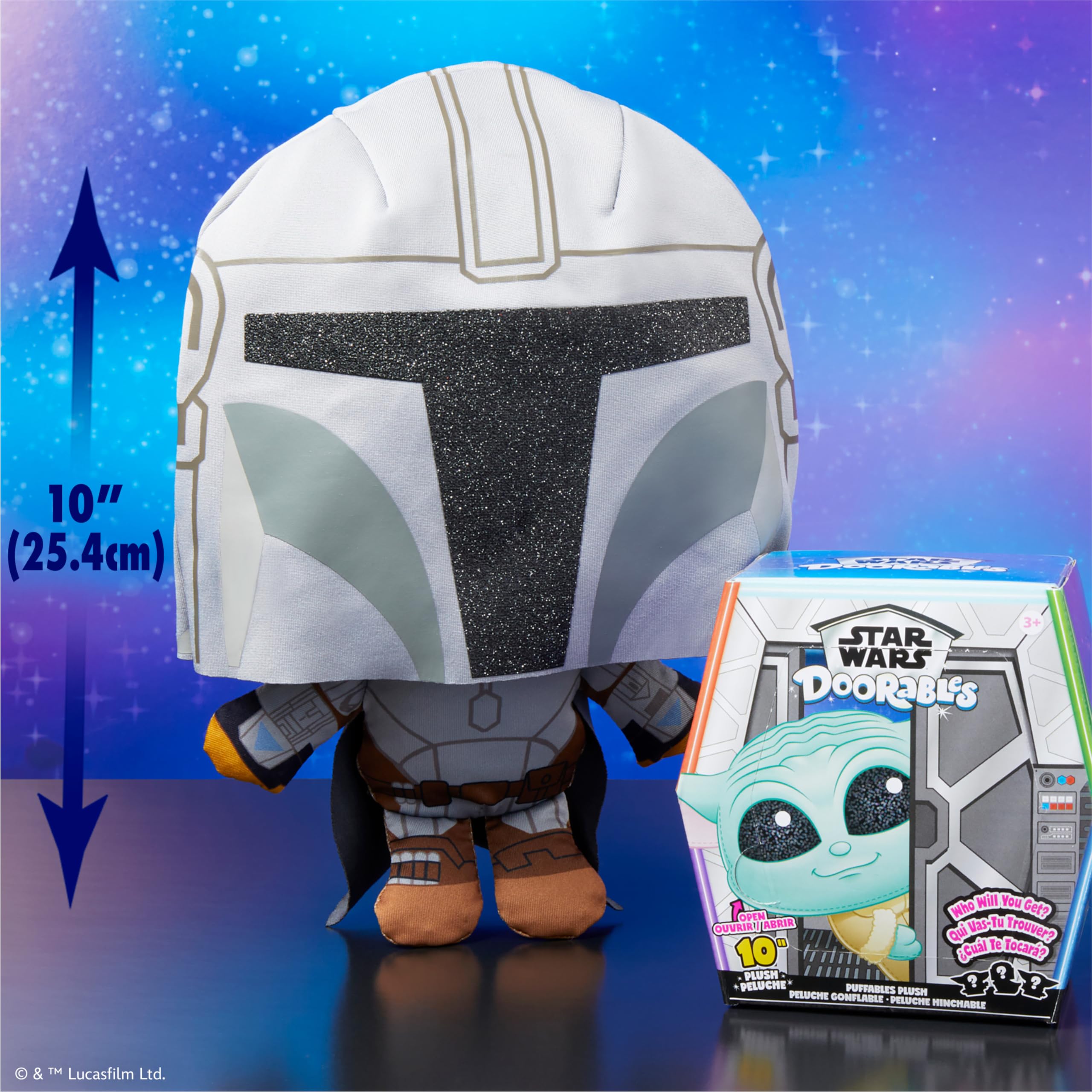 Foto 3 pulgar | Juguete De Peluche Just Play Star Wars Doorables Puffables De 25 Cm - Venta Internacional.