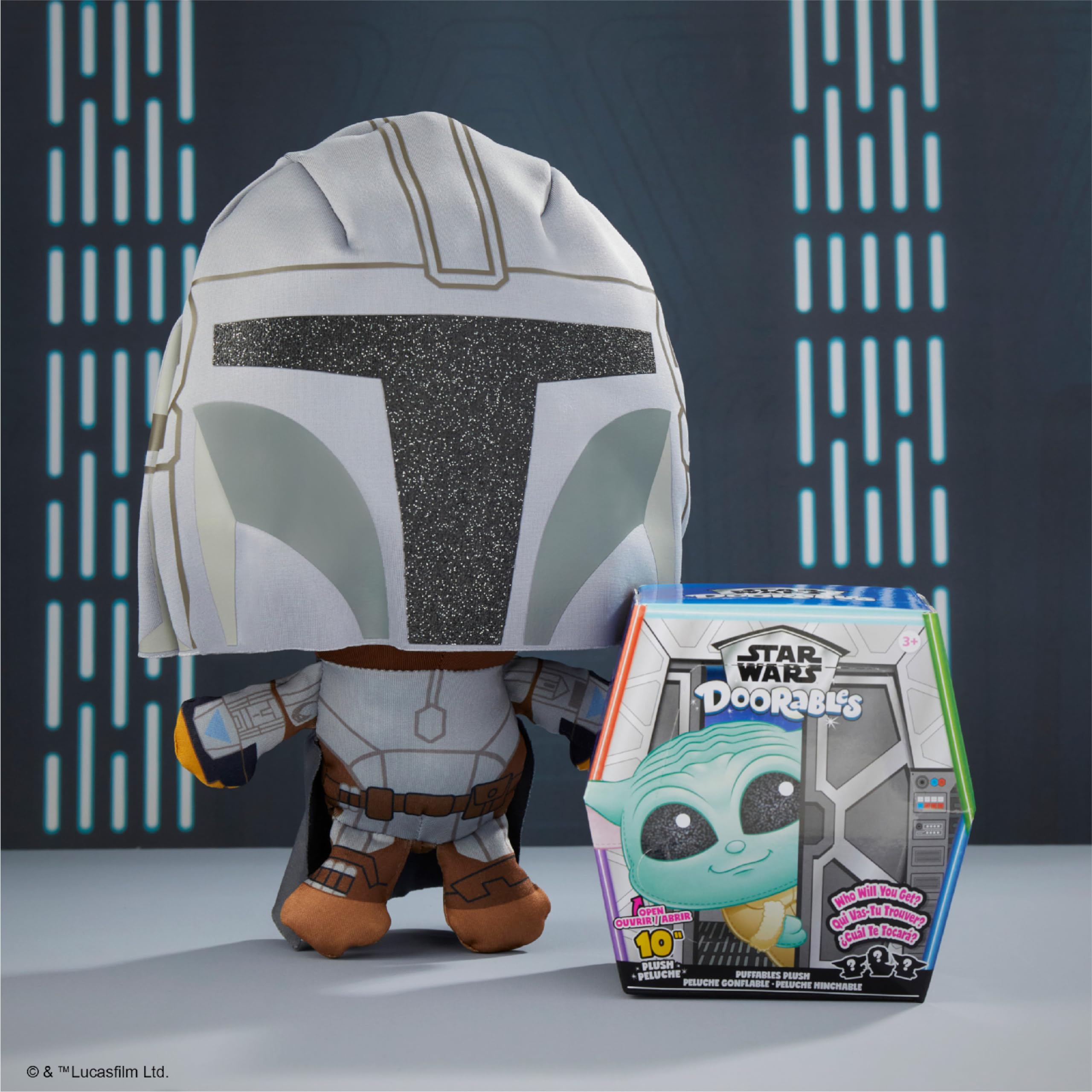 Foto 5 pulgar | Juguete De Peluche Just Play Star Wars Doorables Puffables De 25 Cm - Venta Internacional.