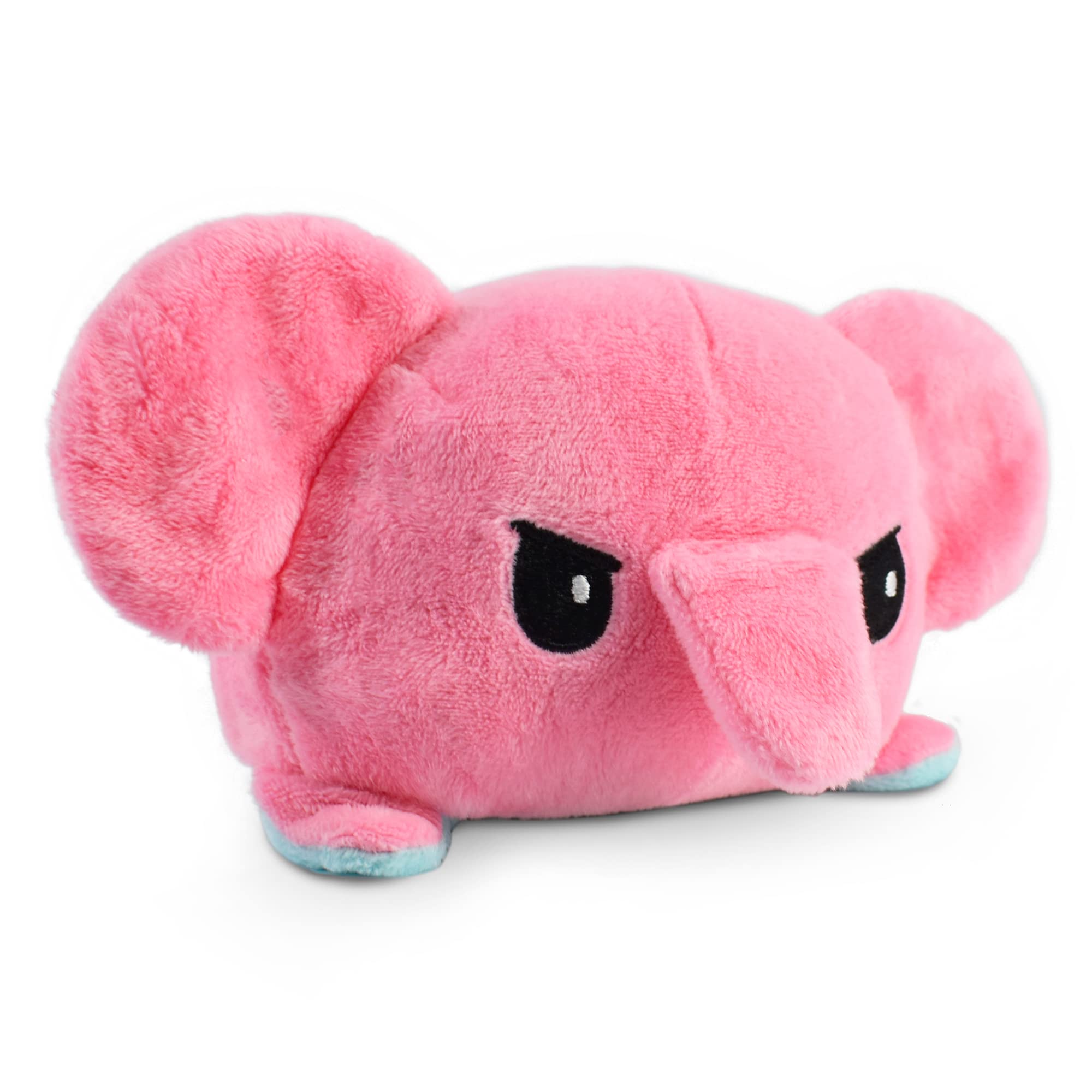 Elefante Reversible Plushie Teeturtle, Azul Y Rosa, 9 Cm - Venta Internacional.