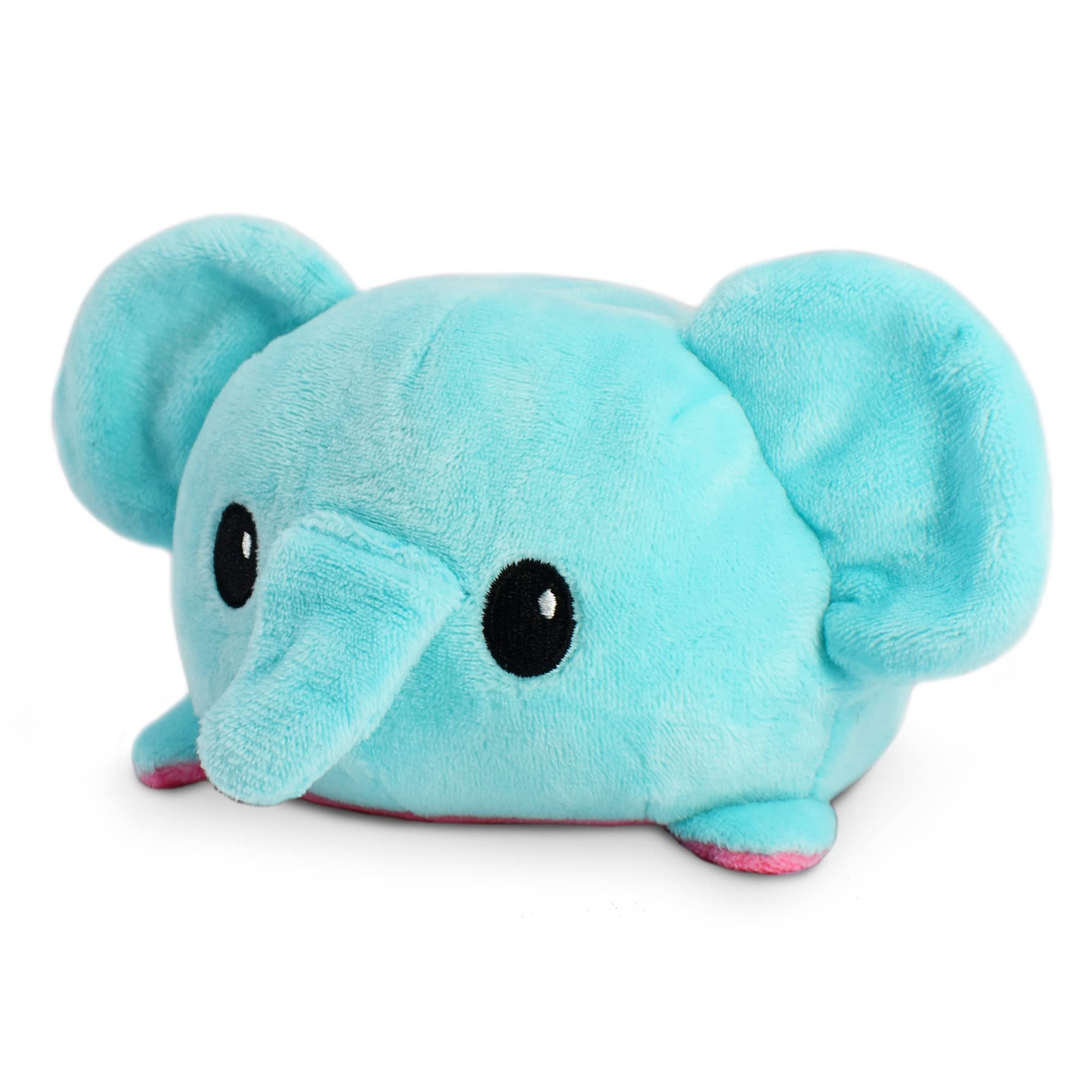 Foto 3 pulgar | Elefante Reversible Plushie Teeturtle, Azul Y Rosa, 9 Cm - Venta Internacional.