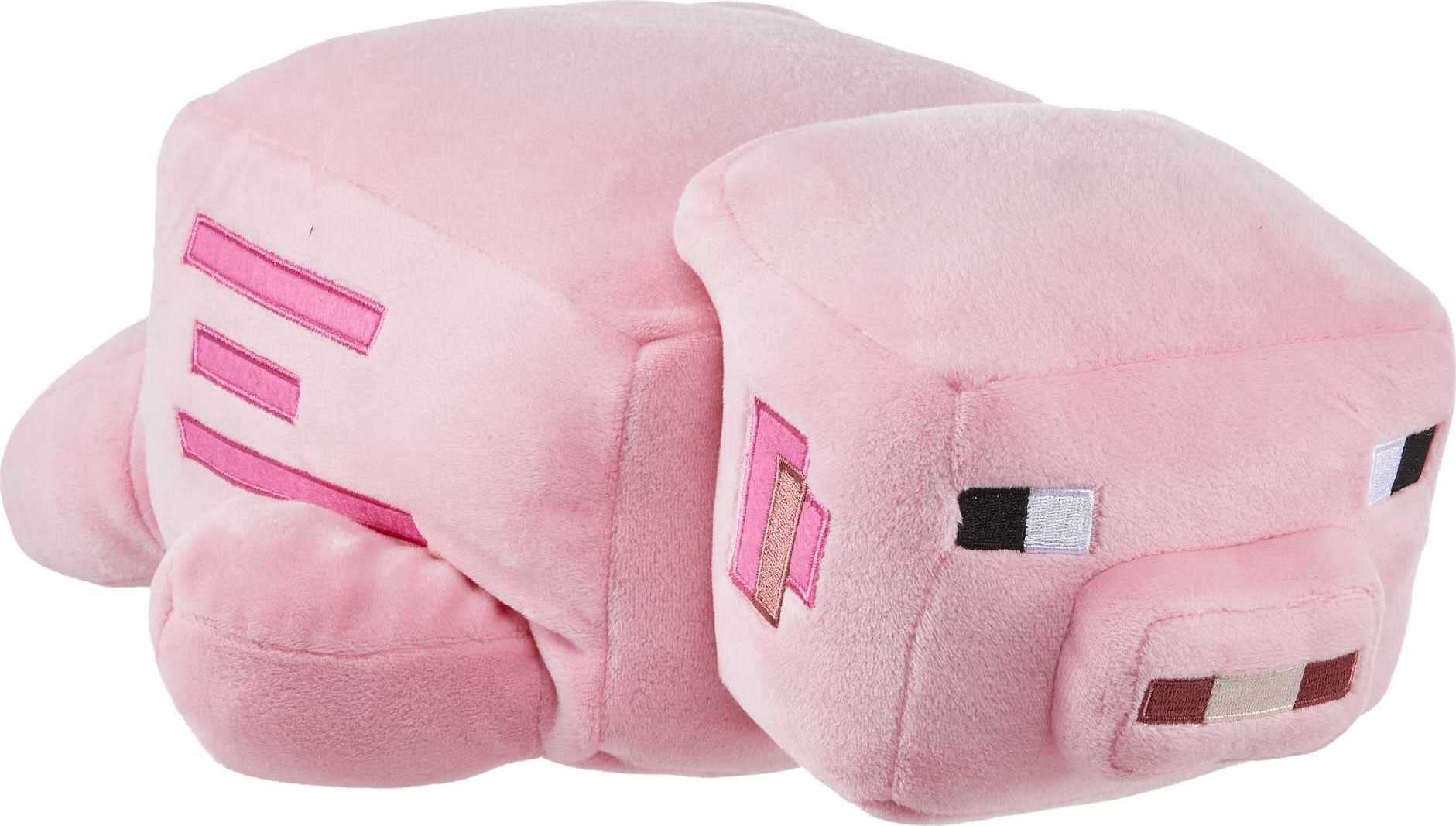 Peluche Mattel Minecraft Con Forma De Cerdo De Peluche, 30 Cm, Coleccionable - Venta Internacional.