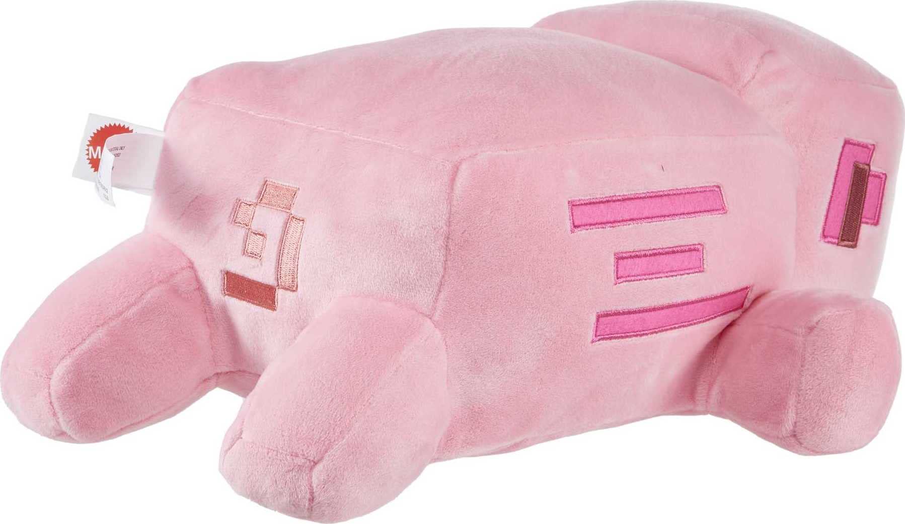 Foto 4 | Peluche Mattel Minecraft Con Forma De Cerdo De Peluche, 30 Cm, Coleccionable - Venta Internacional.
