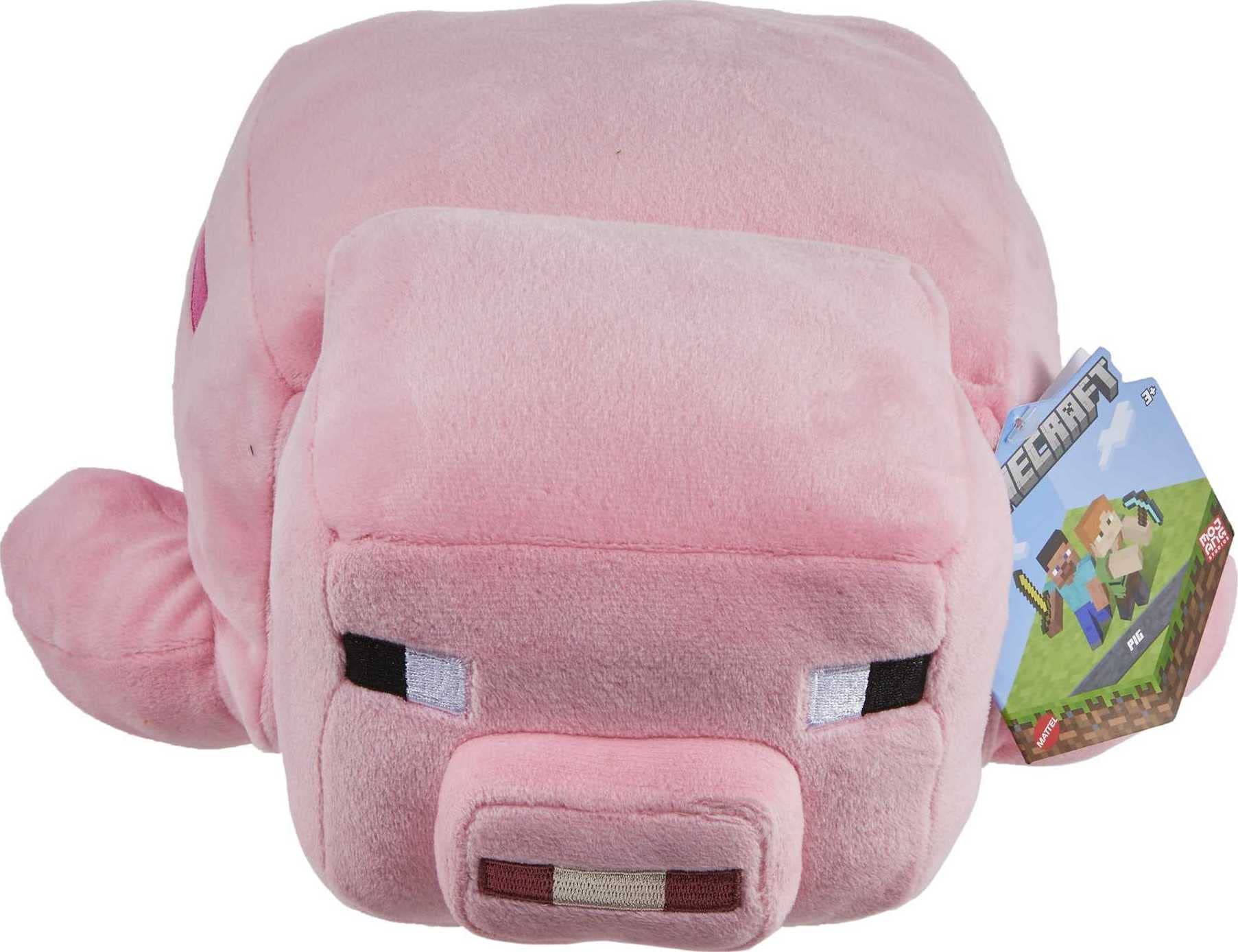Foto 6 | Peluche Mattel Minecraft Con Forma De Cerdo De Peluche, 30 Cm, Coleccionable - Venta Internacional.
