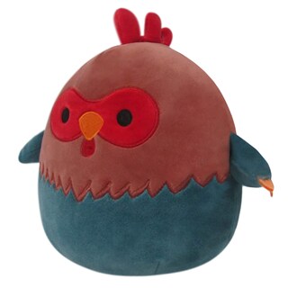 Foto 2 | Peluche Con Forma De Gallo Rojo Y Azul, 20 Cm - Venta Internacional.