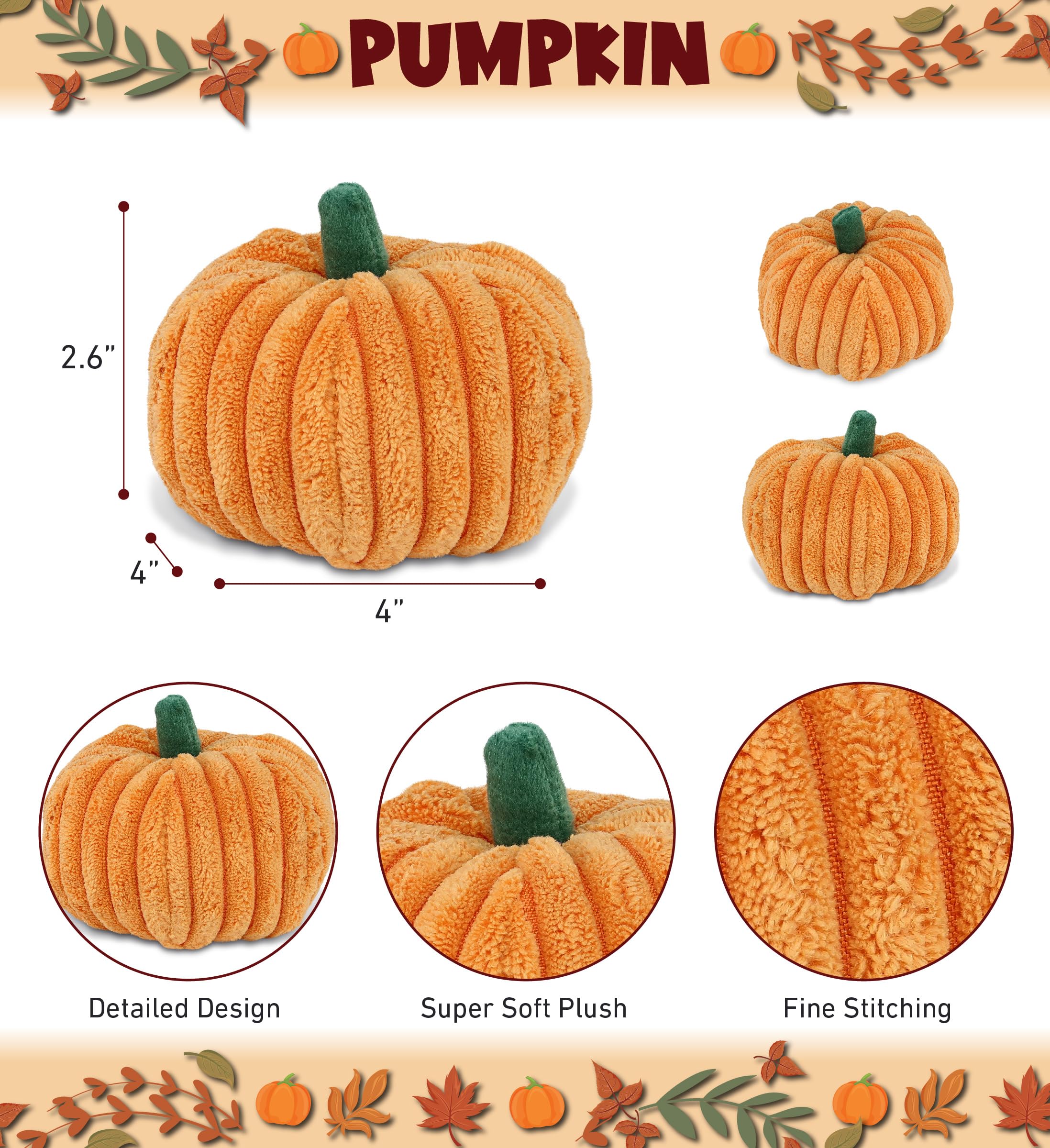 Foto 4 pulgar | Muñeca De Peluche Con Forma De Calabaza, Tamaño Grande, Para Peluche Con Osito De Peluche - Venta Internacional.