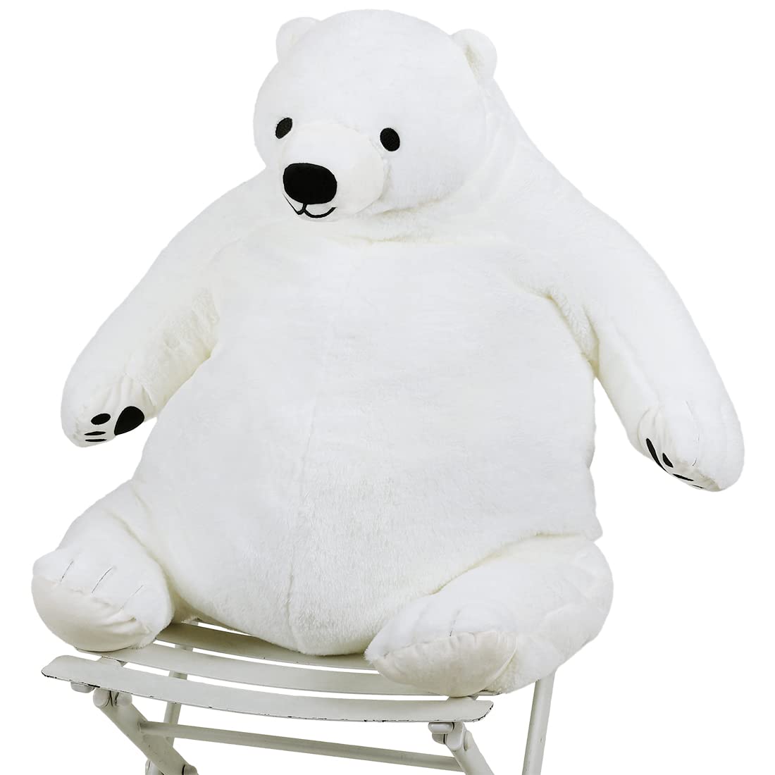 Foto 7 pulgar | Peluche Snowolf Djungelskog, Oso Gigante, 80 Cm, Blanco - Venta Internacional.