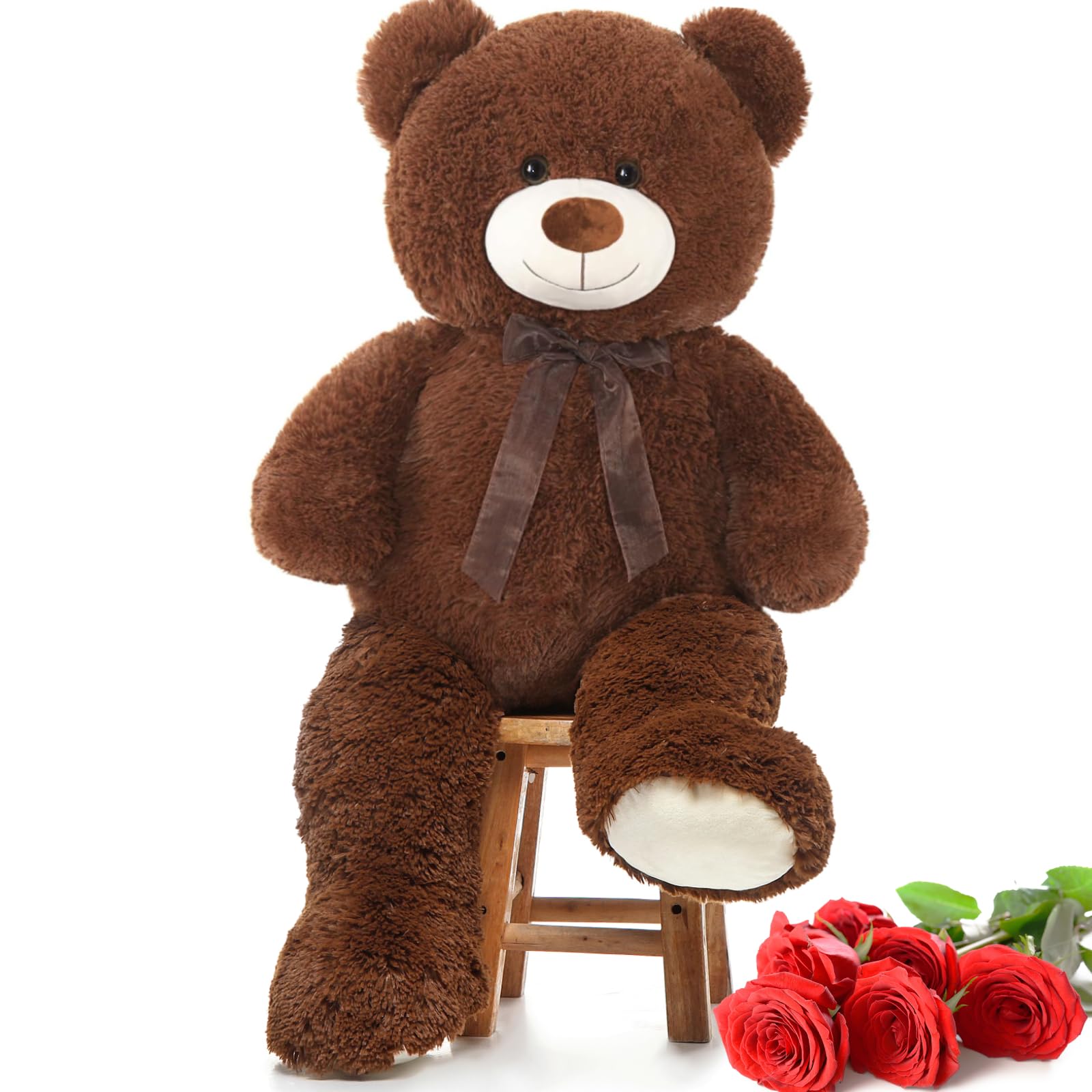 Foto 2 pulgar | Oso De Peluche Gigante Morismos De Peluche, 90 Cm, Color Marrón - Venta Internacional.