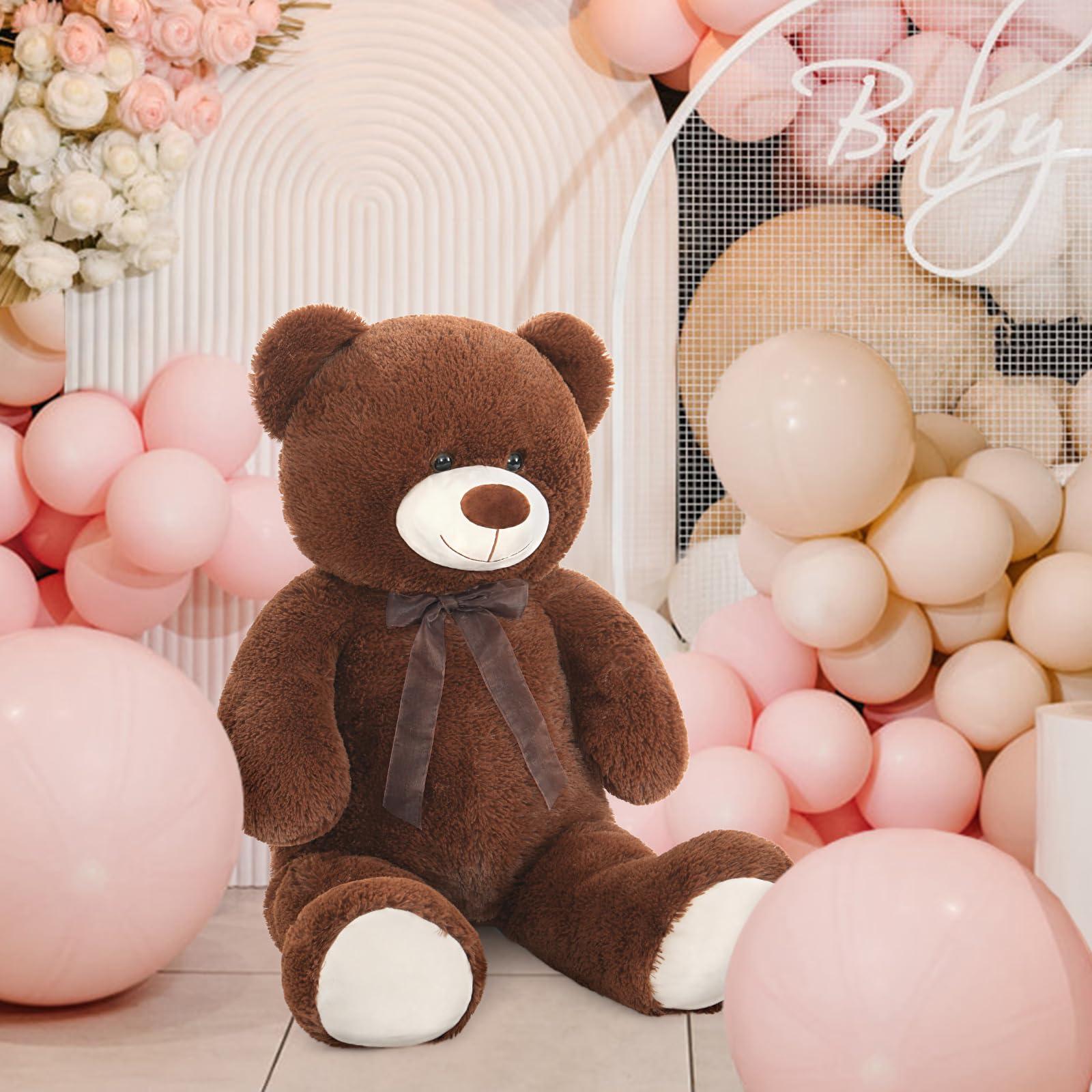 Foto 3 pulgar | Oso De Peluche Gigante Morismos De Peluche, 90 Cm, Color Marrón - Venta Internacional.