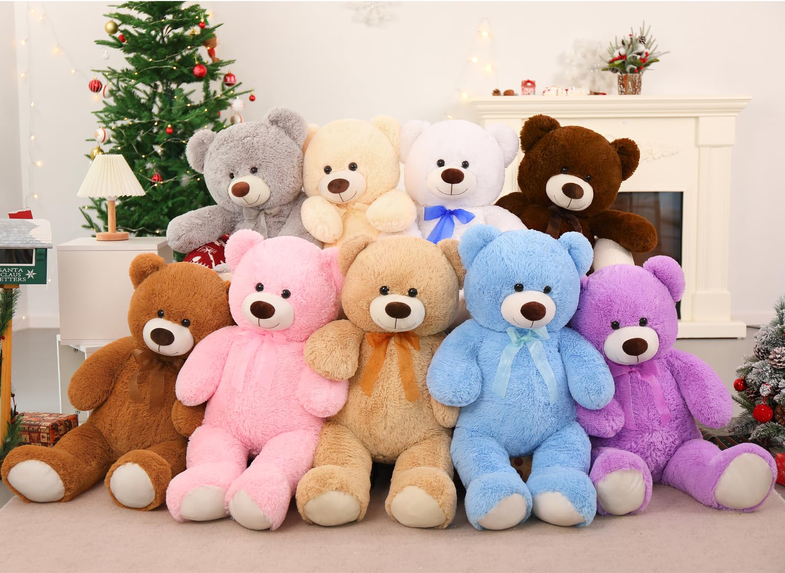 Foto 5 pulgar | Oso De Peluche Gigante Morismos De Peluche, 90 Cm, Color Marrón - Venta Internacional.