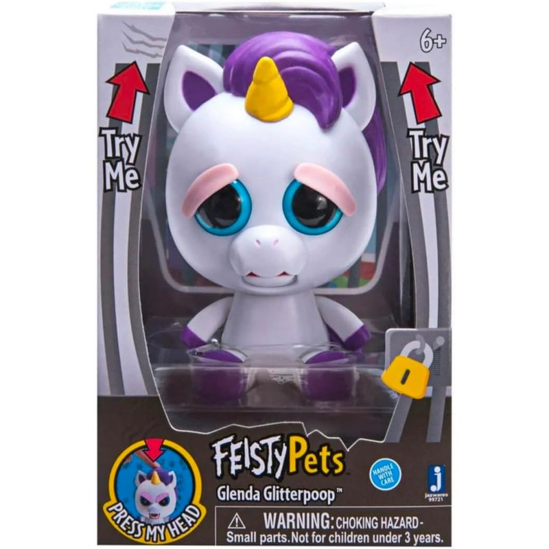 Figura Coleccionable Glenda Glitterpoop De Feisty Pets, 10 Cm - Venta Internacional.