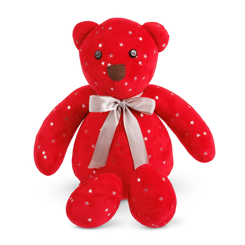 Foto 2 pulgar | Oso De Peluche Mini Decorativo Navideño 17 Cm