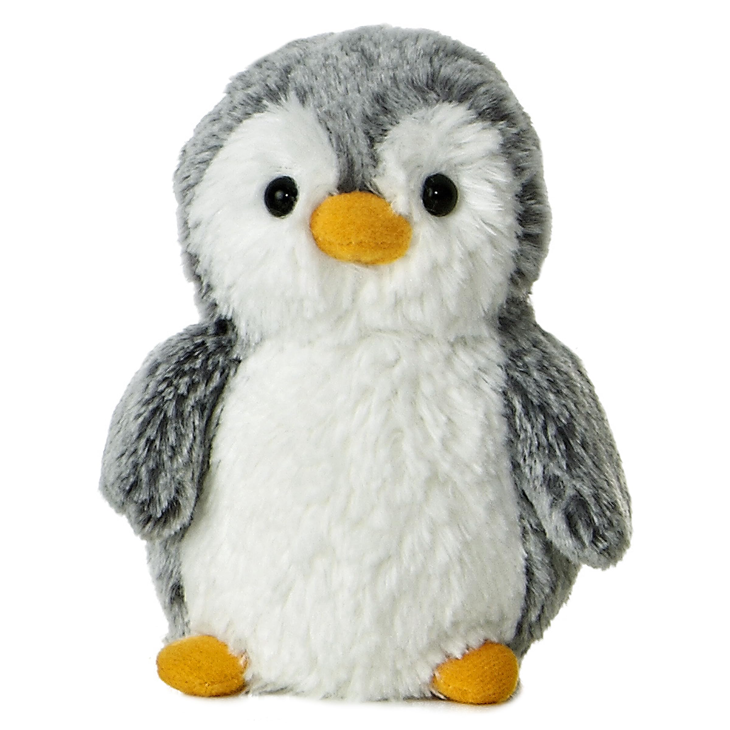 Animal De Peluche Aurora Playful Pompom Penguin Mini 15 Cm Gris - Venta Internacional.