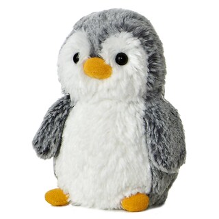 Foto 2 | Animal De Peluche Aurora Playful Pompom Penguin Mini 15 Cm Gris - Venta Internacional.
