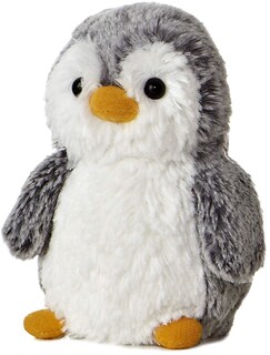 Foto 4 | Animal De Peluche Aurora Playful Pompom Penguin Mini 15 Cm Gris - Venta Internacional.