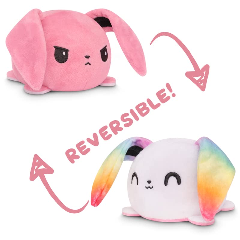 Foto 4 pulgar | Peluche Reversible TeeTurtle Bunny Happy + Angry - Venta Internacional
