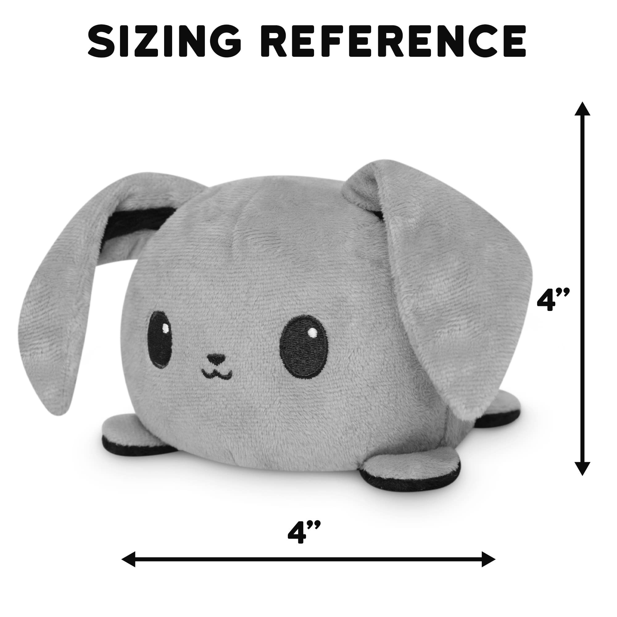 Foto 5 pulgar | Peluche Reversible TeeTurtle Bunny Happy + Angry - Venta Internacional