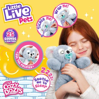 Foto 4 | Peluche Little Live Pets Cozy Dozy Kip Koala con 25 Sonidos - Venta Internacional