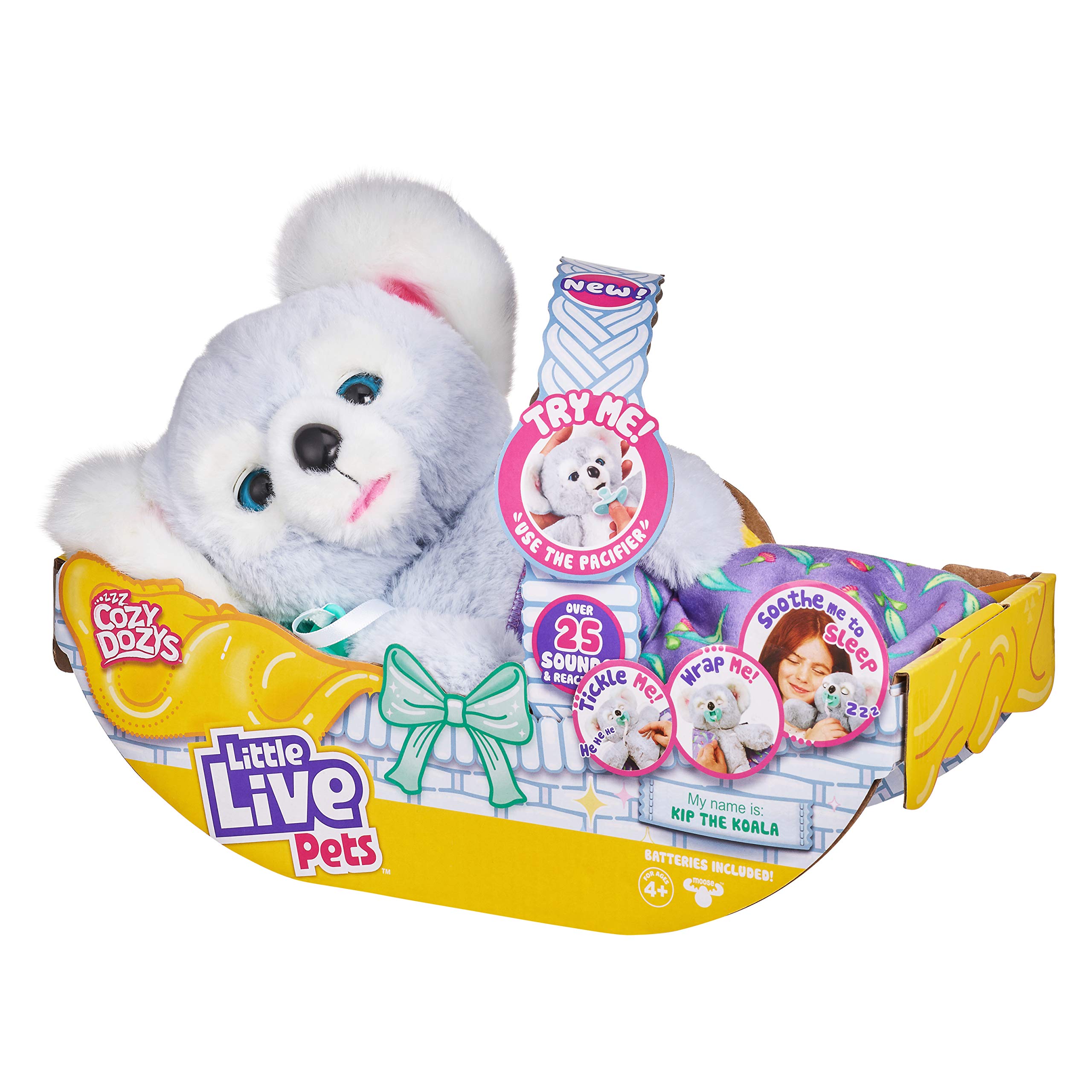 Foto 6 pulgar | Peluche Little Live Pets Cozy Dozy Kip Koala con 25 Sonidos - Venta Internacional