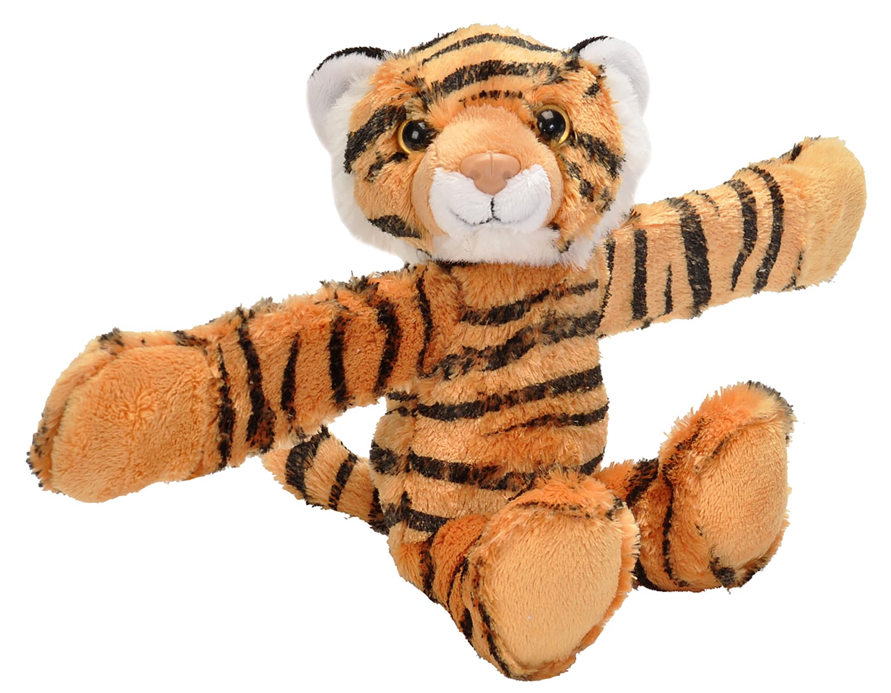 Peluche Wild Republic Huggers Tiger Con Brazalete De 20 Cm - Venta Internacional.