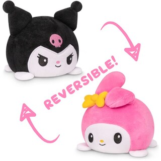 Foto 3 | Peluche Teeturtle My Melody + Kuromi Reversible Sanrio - Venta Internacional.