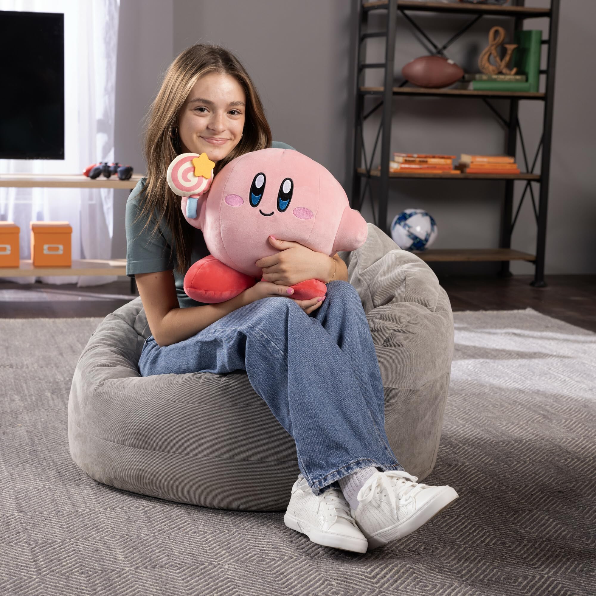 Foto 5 pulgar | Moquis Kirby De Peluche Toy Club Mocchi Con Caramelos Invencibles De 38 Cm - Venta Internacional.
