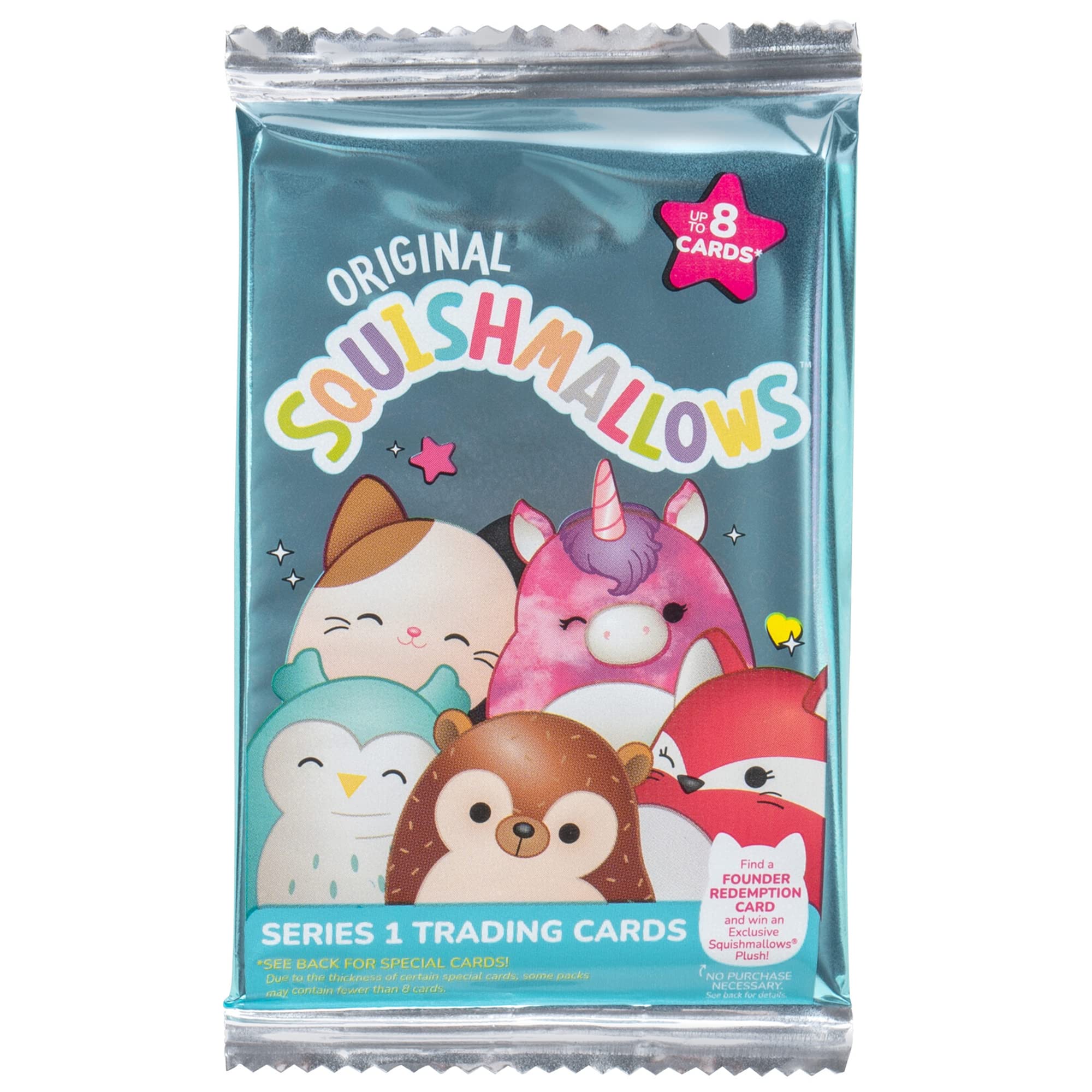 Foto 3 pulgar | Tarjetas de Entrenamiento Squishmallows Official Jazwares Series 1 Paquete De 24 - Venta Internacional