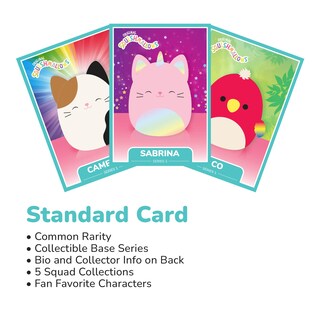 Foto 3 | Tarjetas de Entrenamiento Squishmallows Official Jazwares Series 1 Paquete De 24 - Venta Internacional