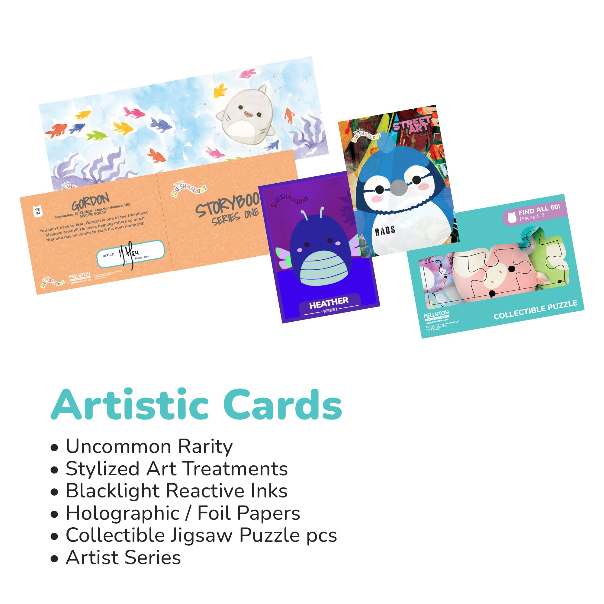 Foto 4 | Tarjetas de Entrenamiento Squishmallows Official Jazwares Series 1 Paquete De 24 - Venta Internacional