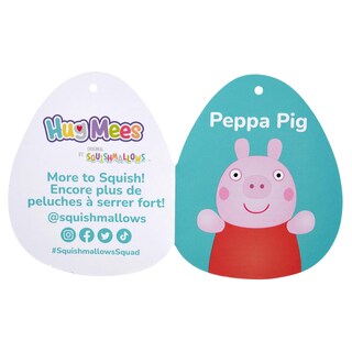 Foto 3 | Peluche Squishmallows Hugmees Peppa Pig 25 Cm Oficial - Venta Internacional.