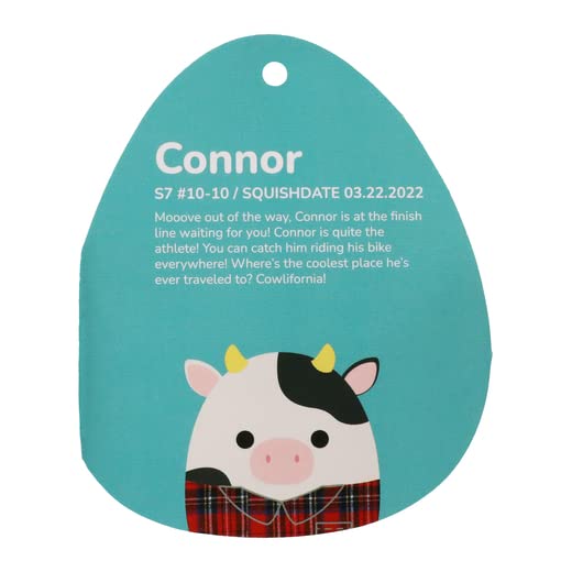 Foto 5 pulgar | Peluche Squishmallows Connor Cow 19 Cm - Venta Internacional.