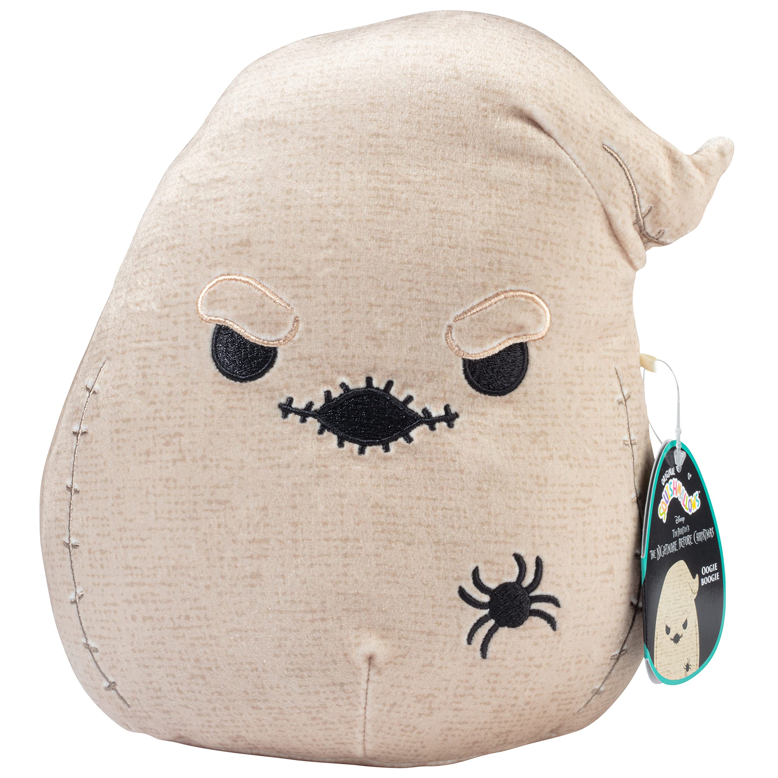 Peluche Squishmallows Original Oogie Boogie 20 Cm, Color Marrón - Venta Internacional.