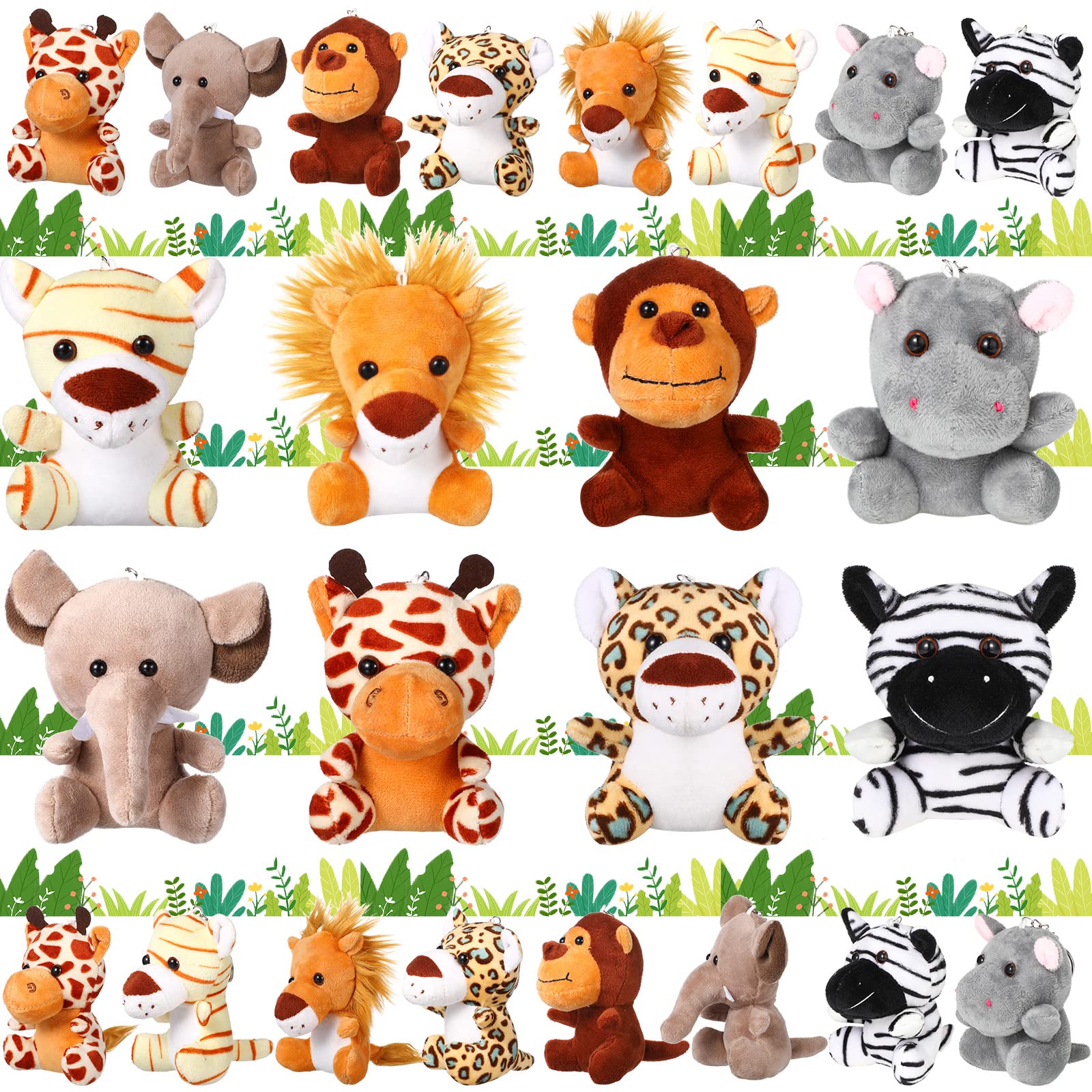 Mini Animales De Peluche Hydren, 12 Cm, 24 Unidades - Venta Internacional.