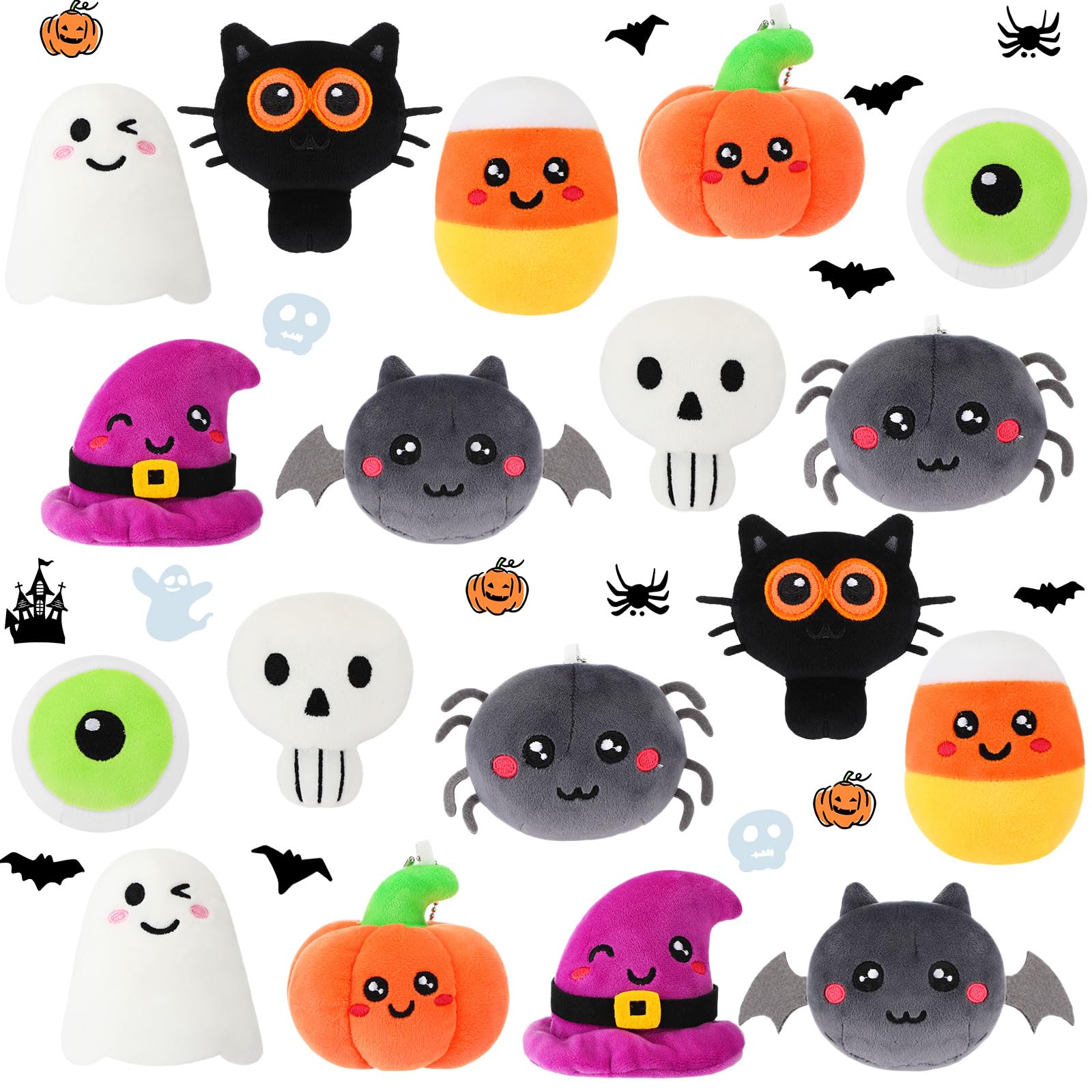 Peluche Hydren Para Halloween, 18 Unidades, Animales De Peluche De 10 Cm - Venta Internacional.