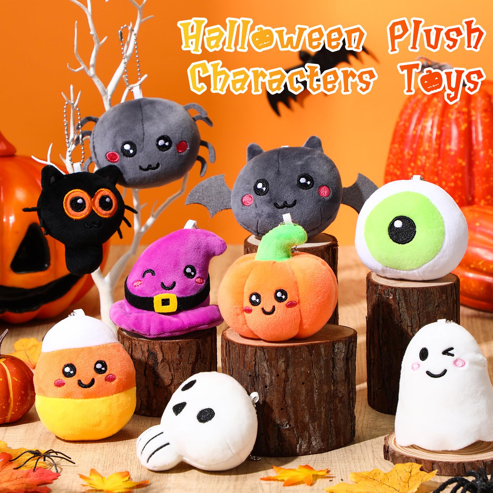 Foto 7 pulgar | Peluche Hydren Para Halloween, 18 Unidades, Animales De Peluche De 10 Cm - Venta Internacional.