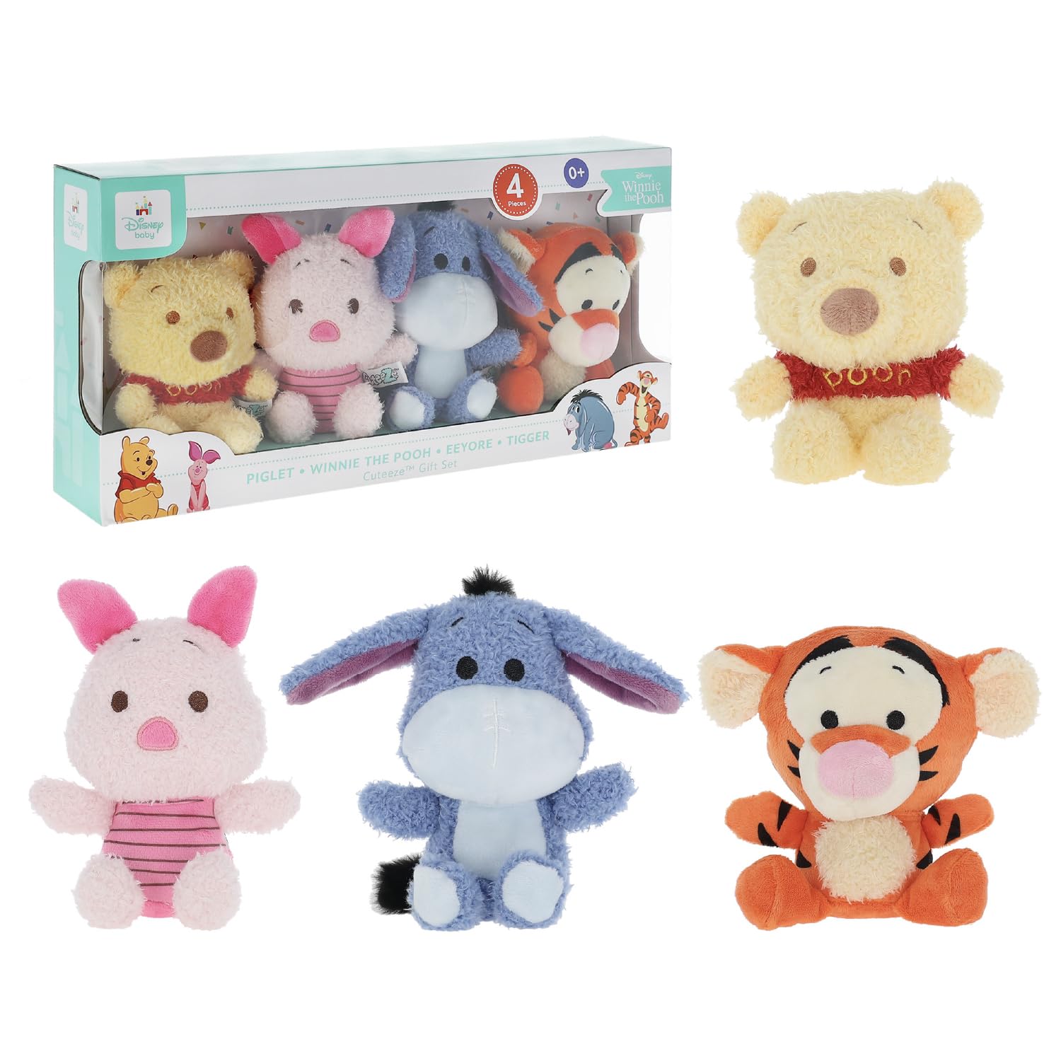 Foto 2 pulgar | Set De Regalo Kids Preferred Disney Baby Winnie The Pooh Plush - Venta Internacional.