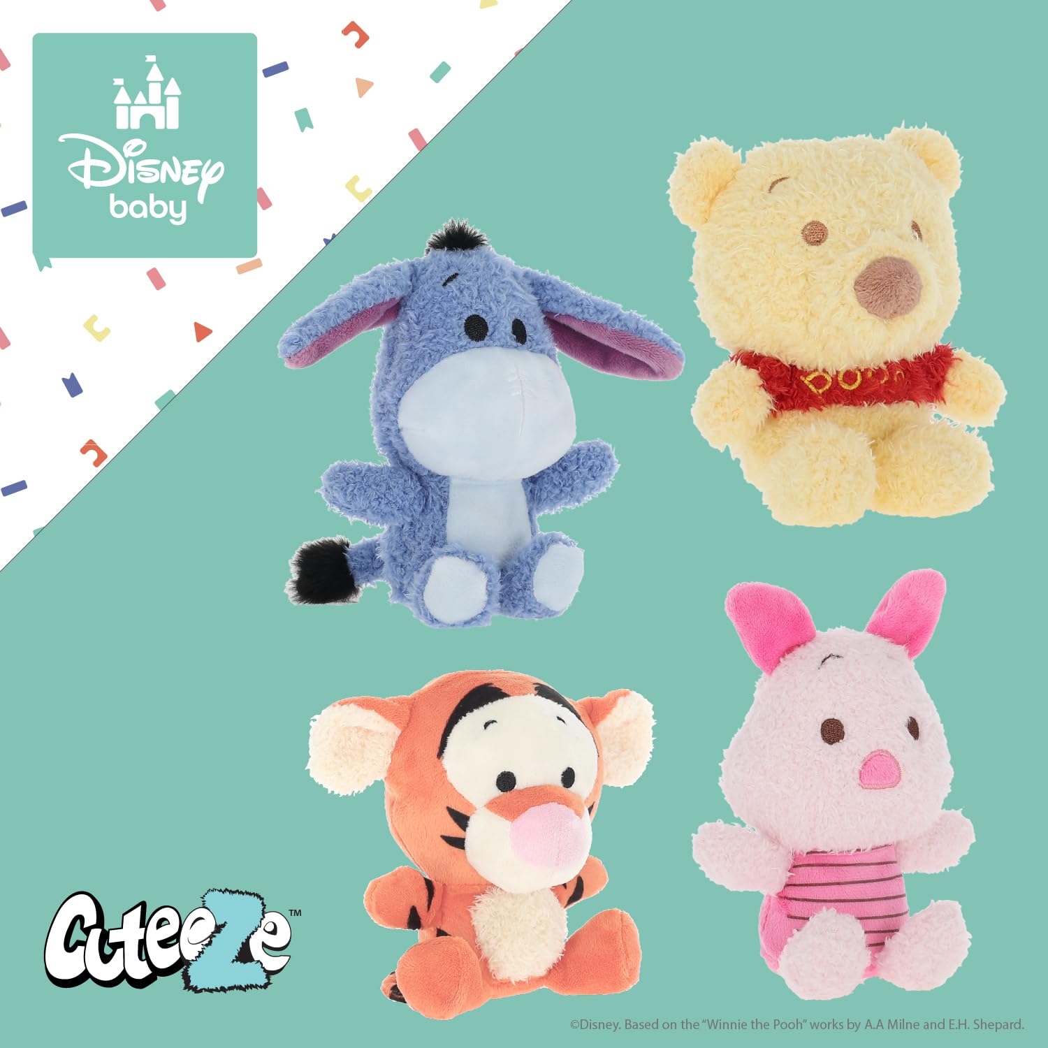 Foto 6 pulgar | Set De Regalo Kids Preferred Disney Baby Winnie The Pooh Plush - Venta Internacional.