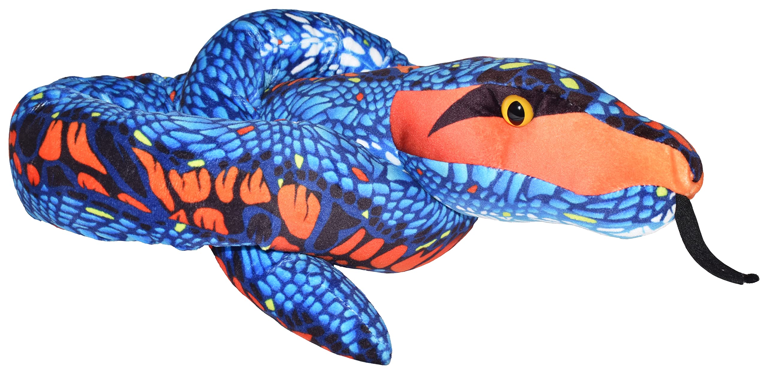 Peluche De Peluche Wild Republic Snake, Azul Y Naranja, 54 Cm - Venta Internacional.