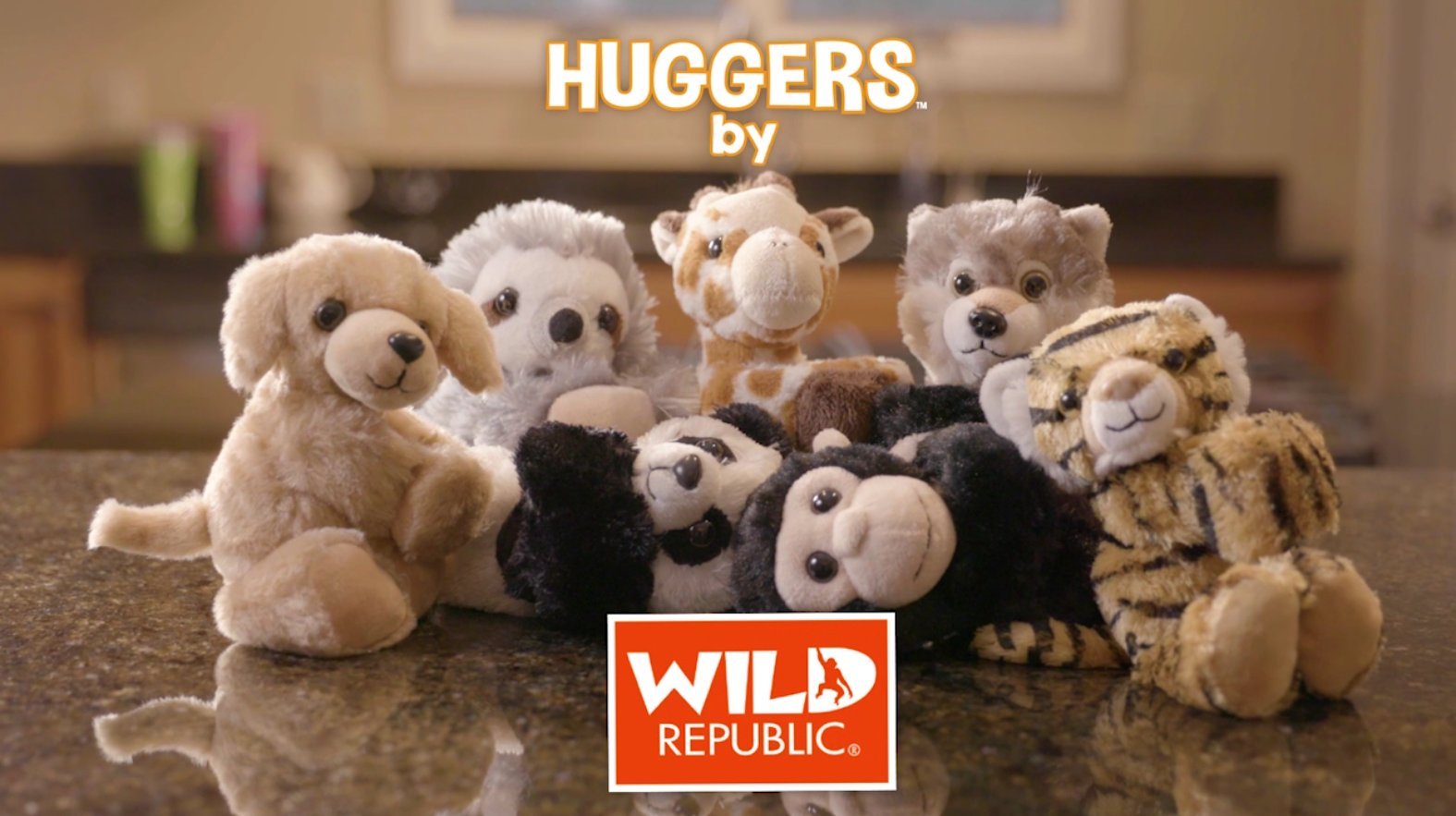 Foto 4 pulgar | Juguete De Peluche Wild Republic Huggers Wolf Con Brazalete De 20 Cm - Venta Internacional.