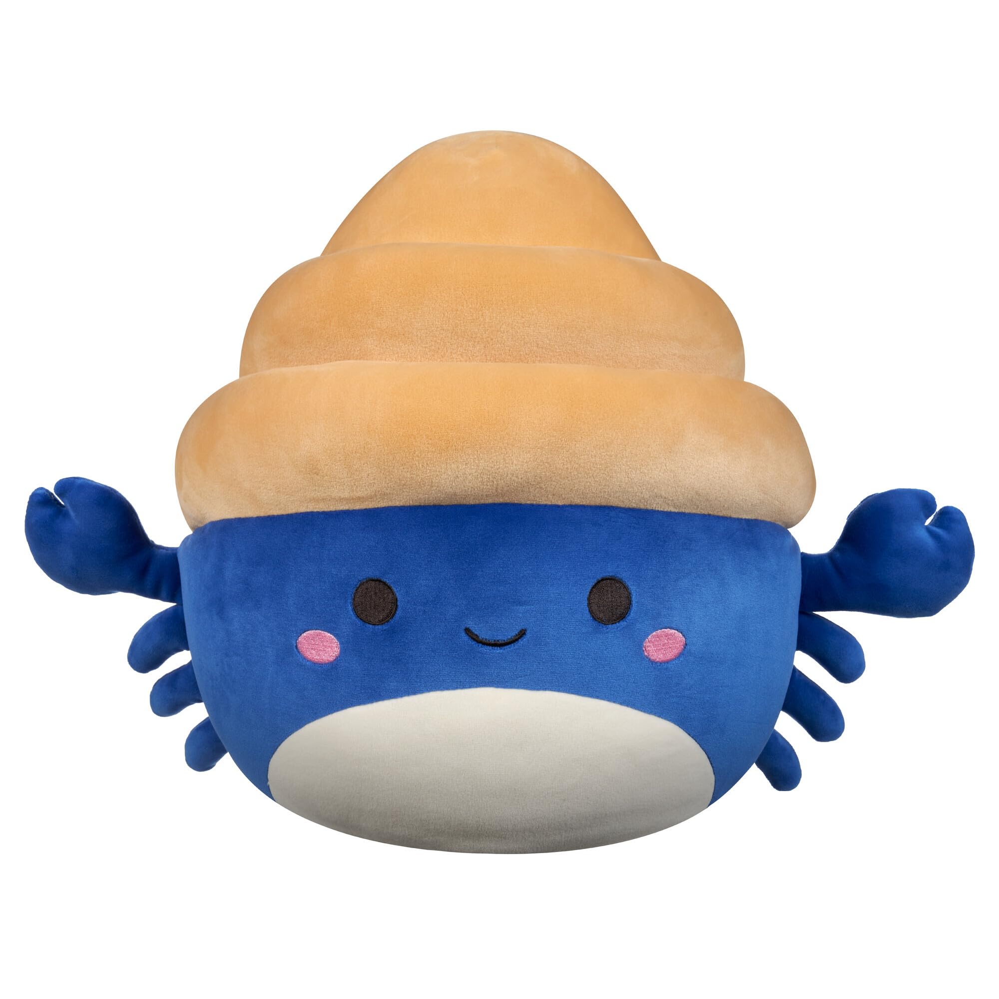 Cangrejo Ermitaño Lenore Original De Plush Squishmallows, Azul Marino Y Tostado - Venta Internacional.