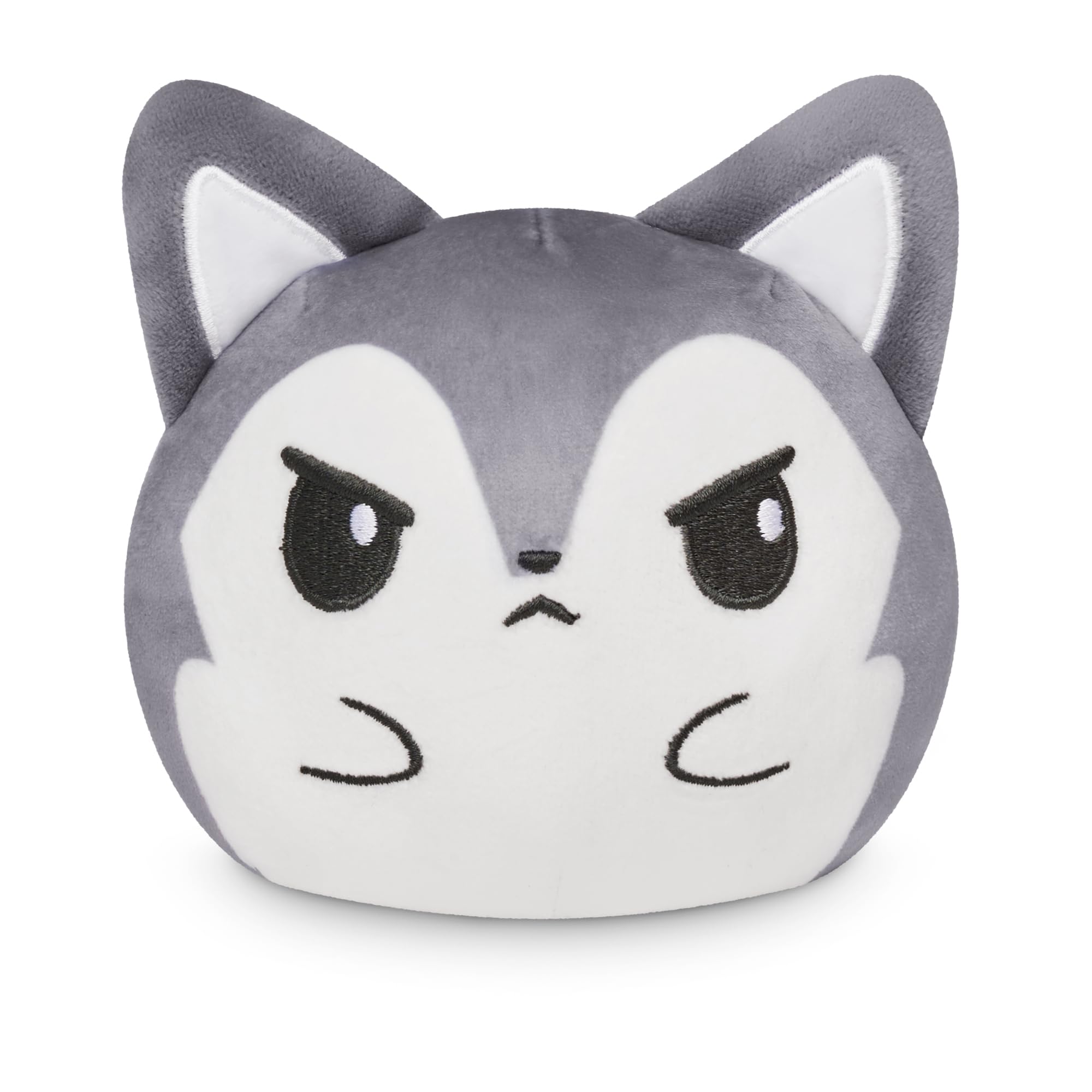 Foto 2 | Peluche De Peluche Teeturtle 4, Reversible, Color Gris Lobo, 10 Cm - Venta Internacional.